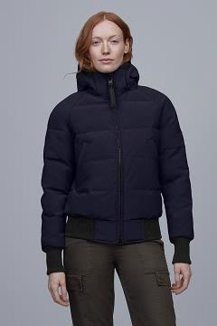 Chamarras Canada Goose Mujer Outlet - Savona Chaqueta De Bombardero Black Label Azules AP1985240